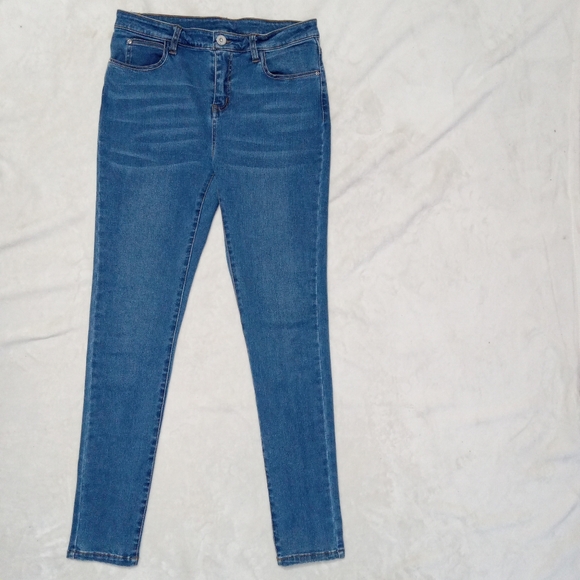 Aleteo Wang Water Repellant Stretch Denim Skinny Jeans size 10 - Picture 2 of 10